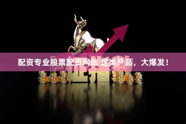 配资专业股票配资网站 这类产品，大爆发！